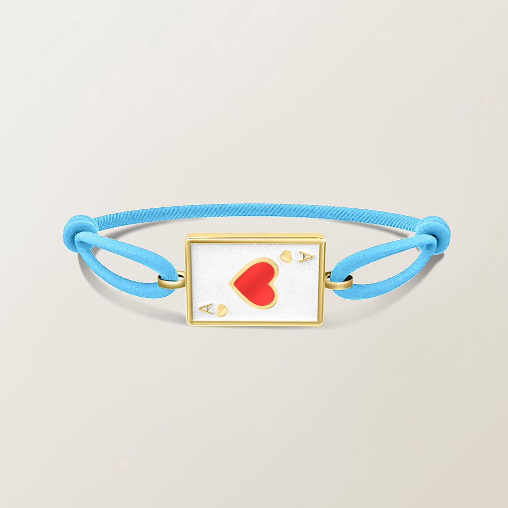 Playing card bracelet