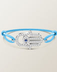 Hamsa diamond bracelet