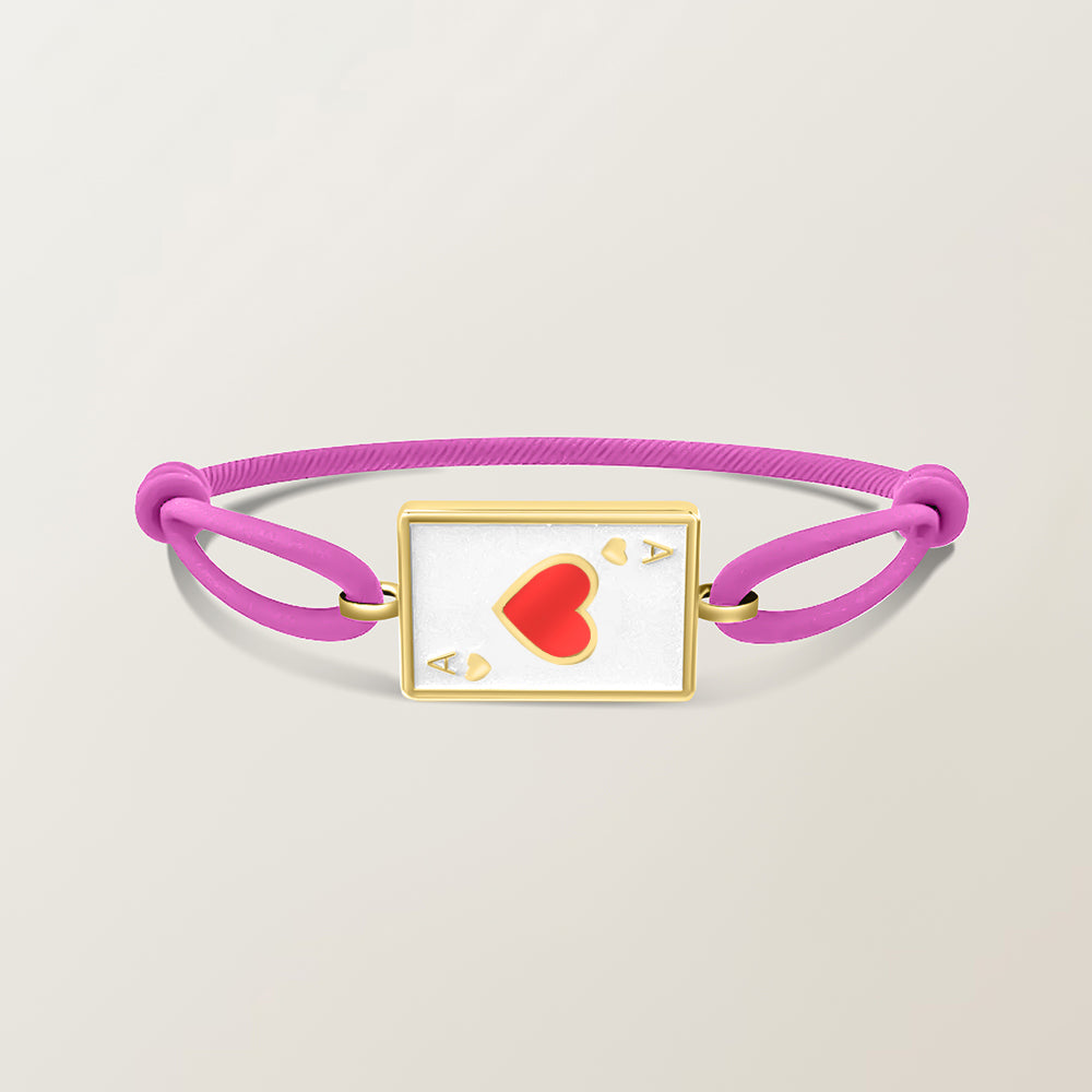 Playing card bracelet