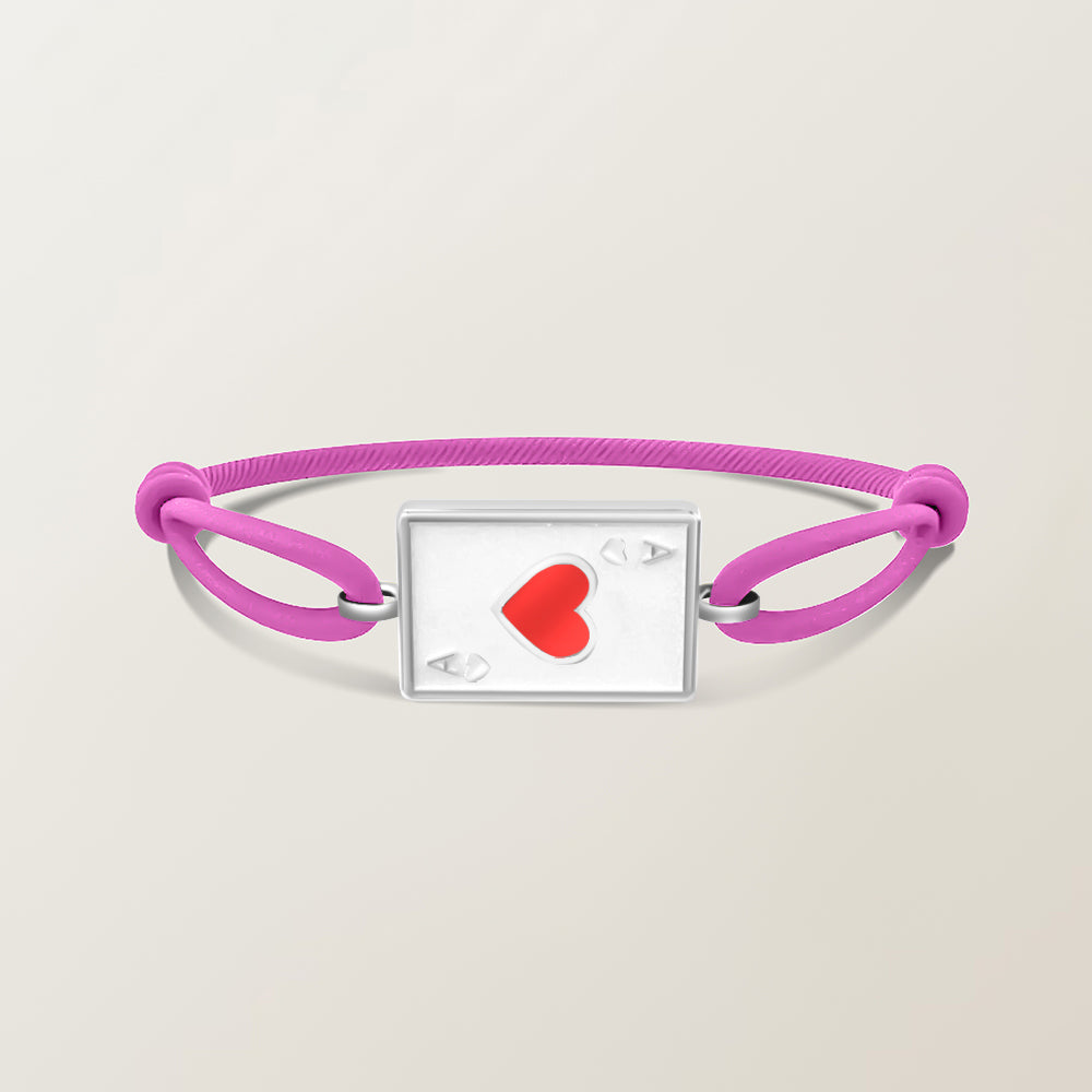 Playing card bracelet