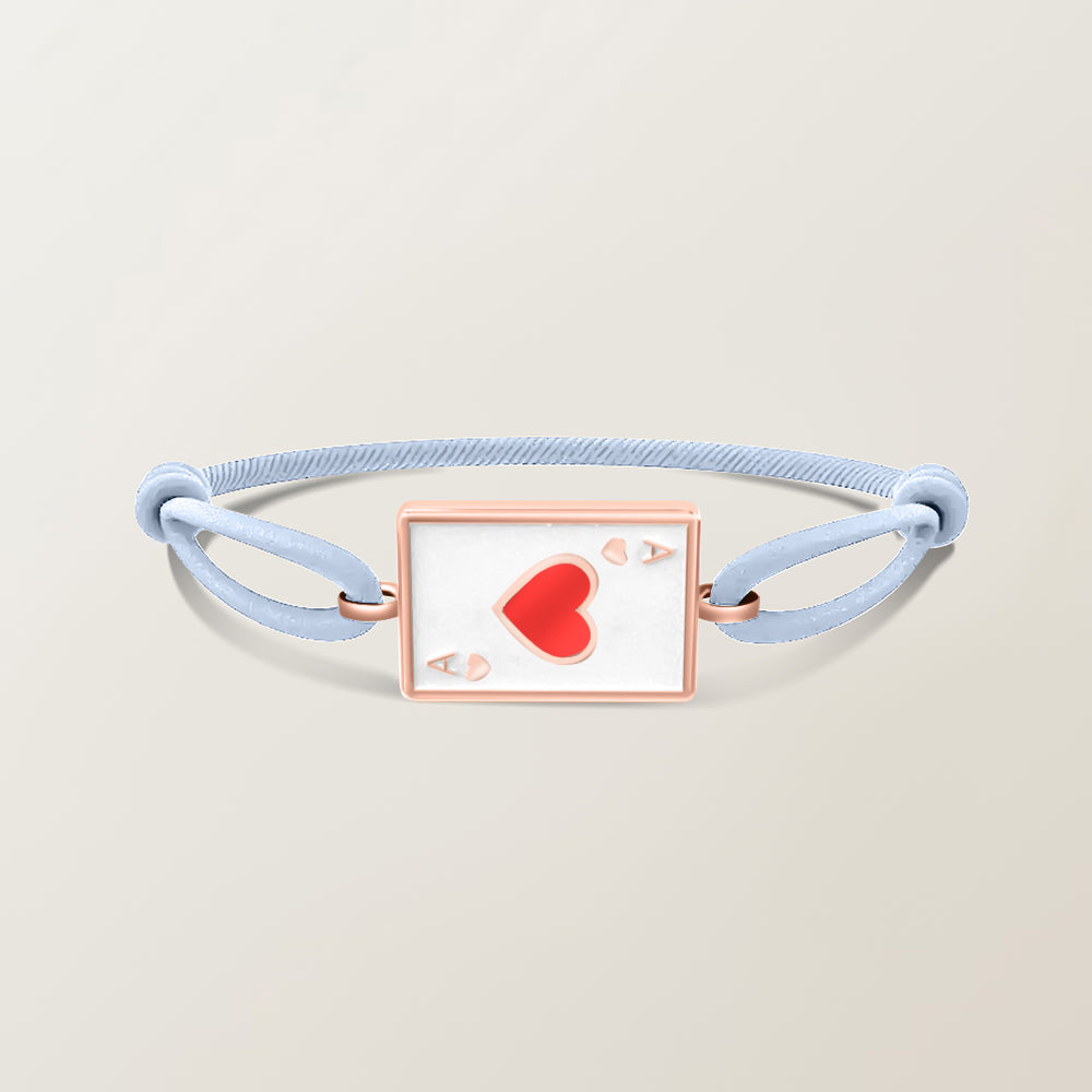 Playing card bracelet