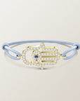 Hamsa diamond bracelet
