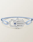 Hamsa diamond bracelet