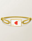 Playing card bracelet