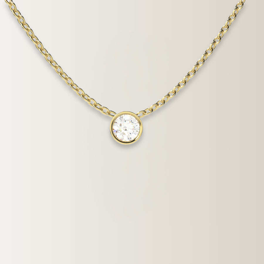Necklace diamond large