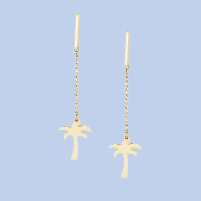 Palm tree earring