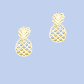 Pineapple stud earrings