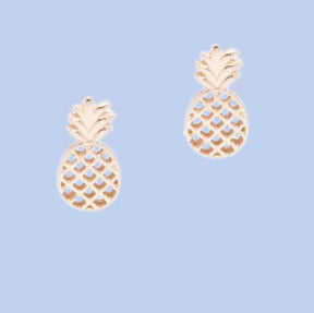 Pineapple stud earrings