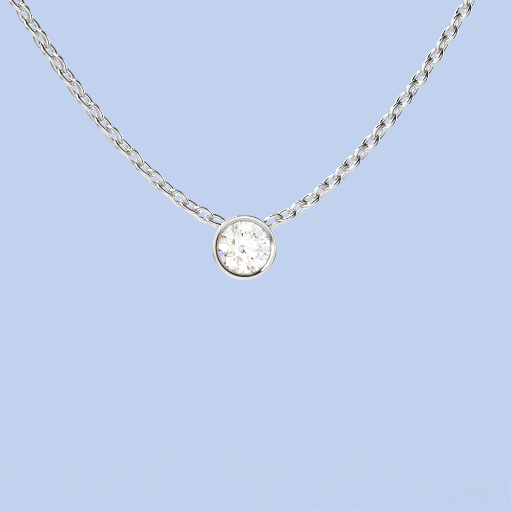 Necklace diamond large