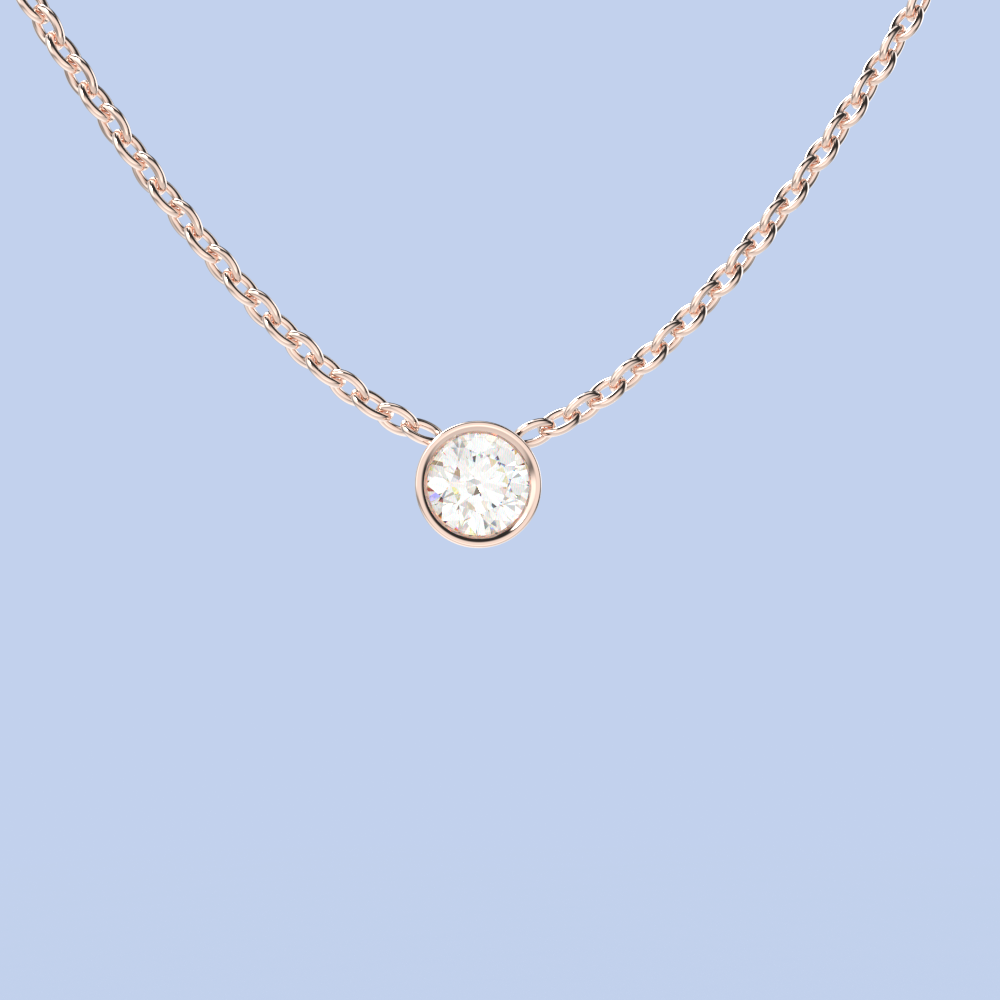 Necklace diamond large
