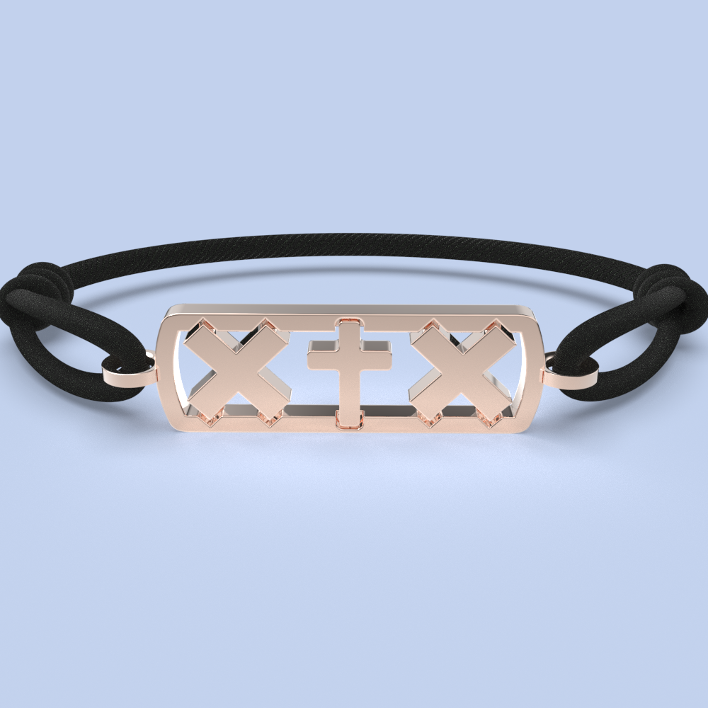 Amsterdam cross bracelet