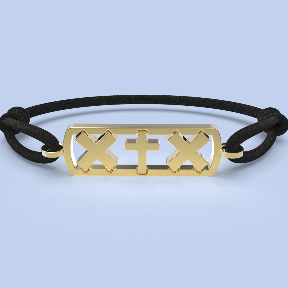 Amsterdam cross bracelet