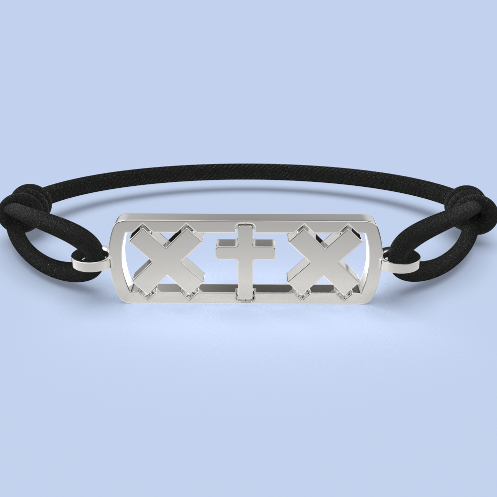 Amsterdam cross bracelet