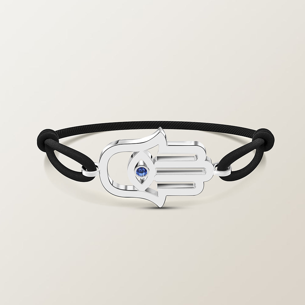 Hamsa saffier armband