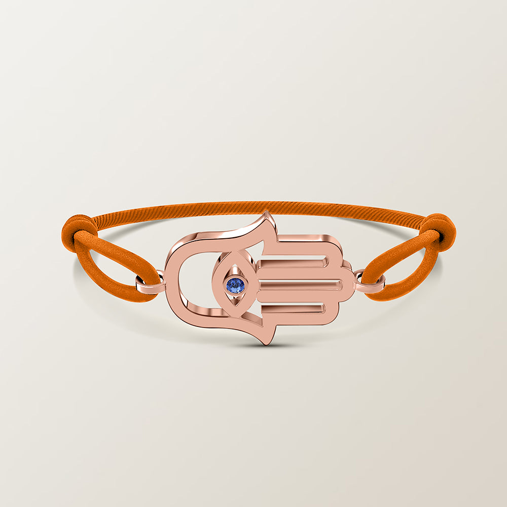 Hamsa saffier armband