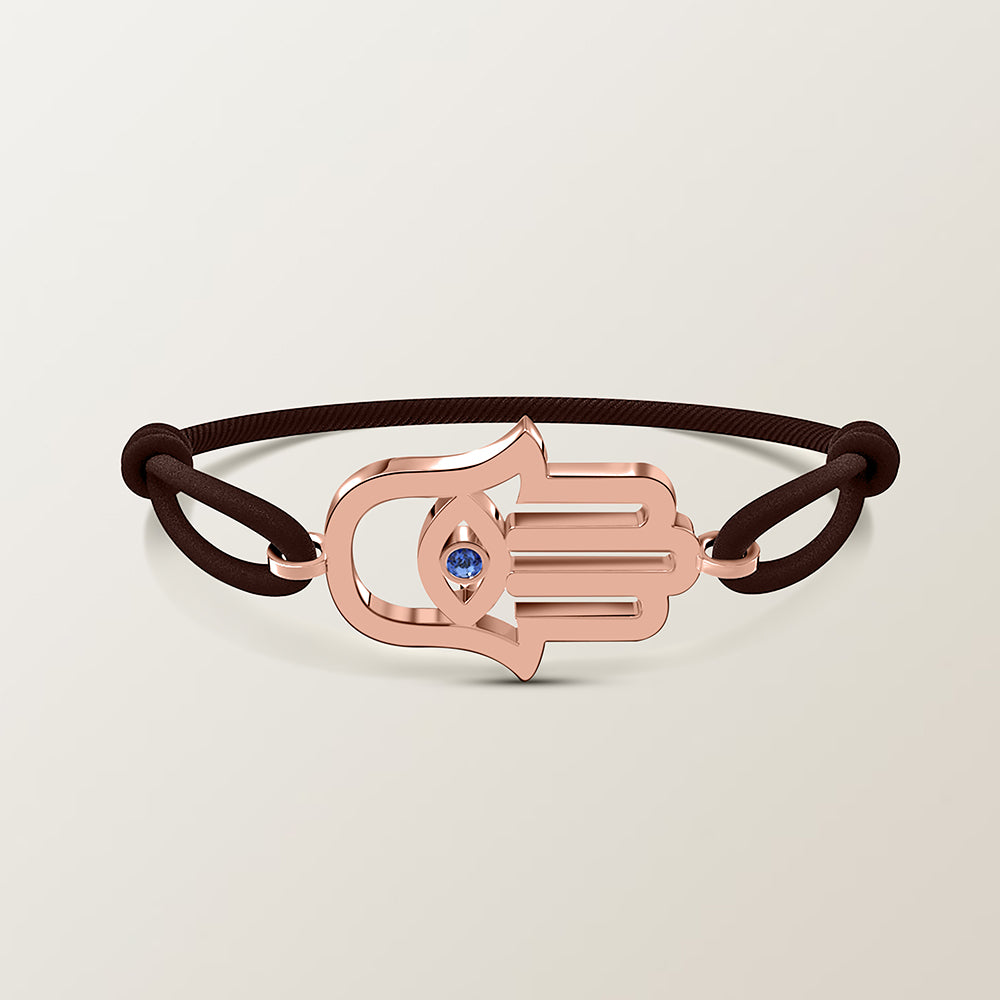 Hamsa saffier armband