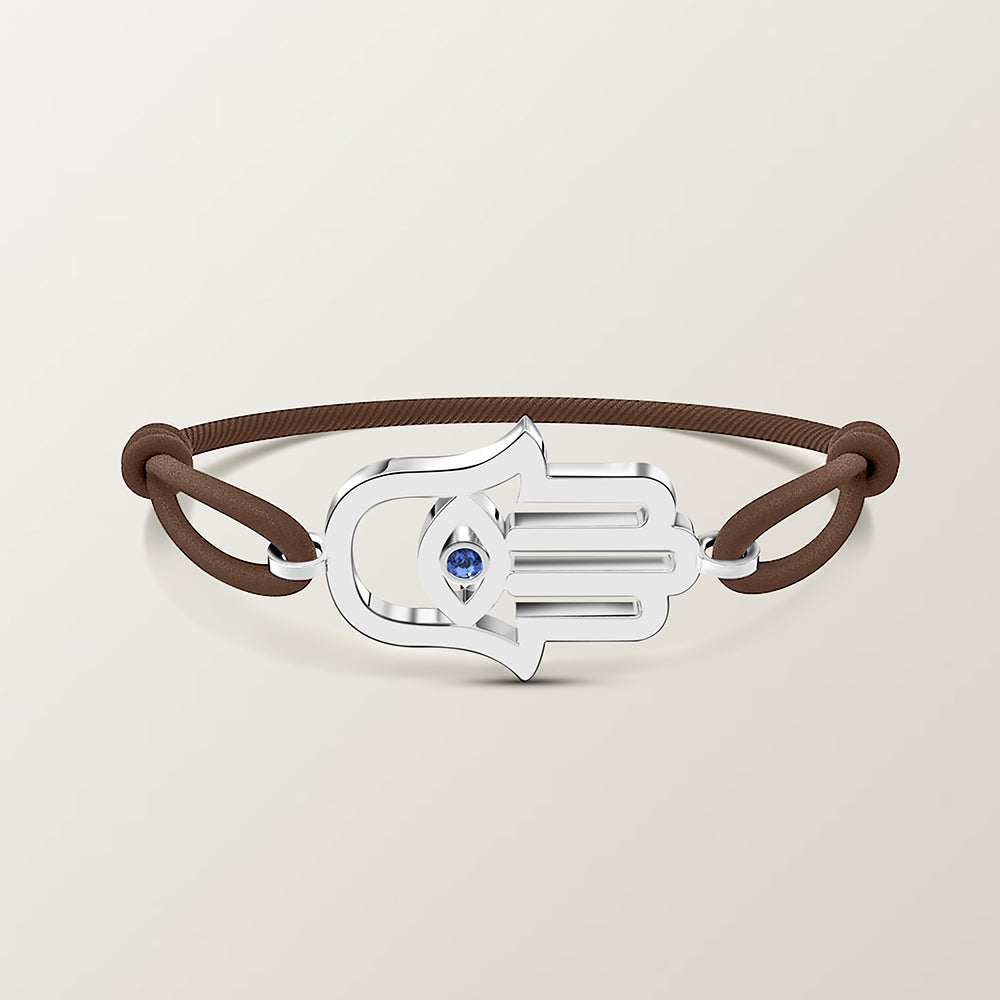 Hamsa saffier armband
