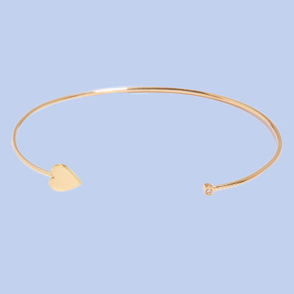 Hart armband met diamant