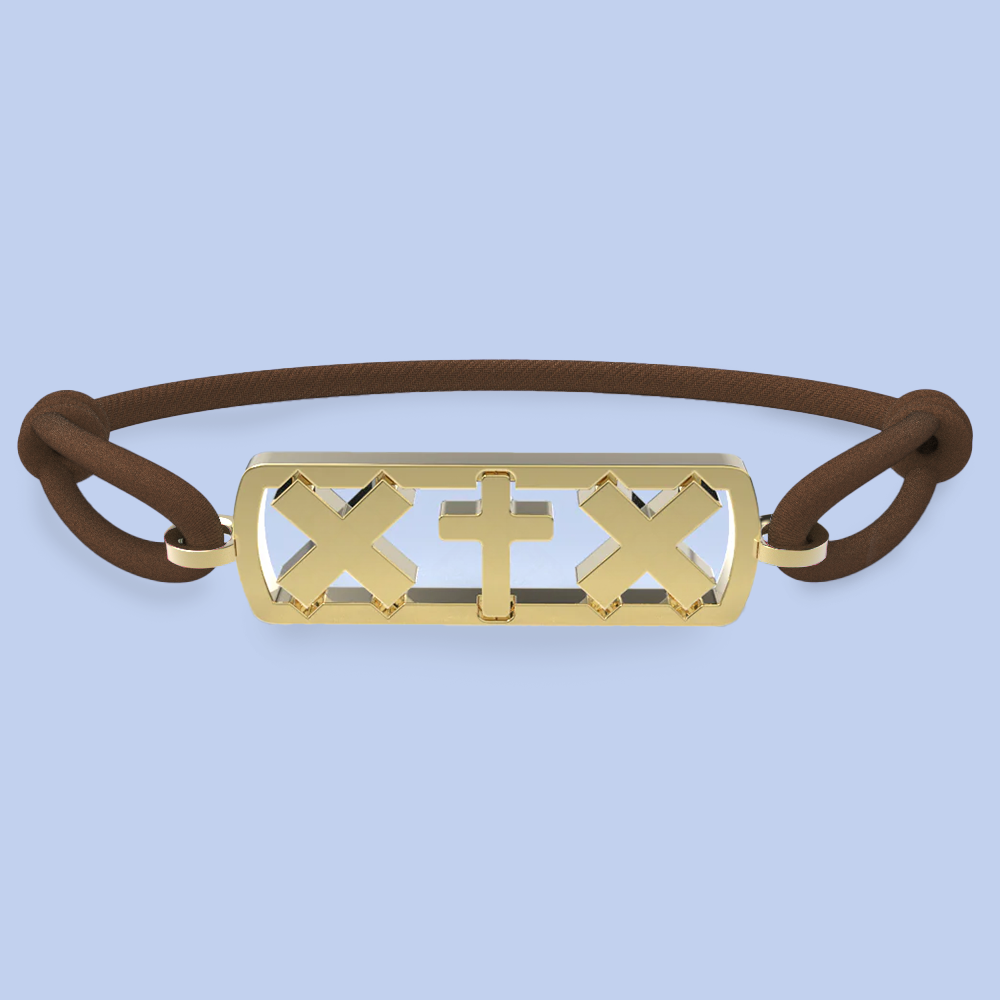 Amsterdam cross bracelet