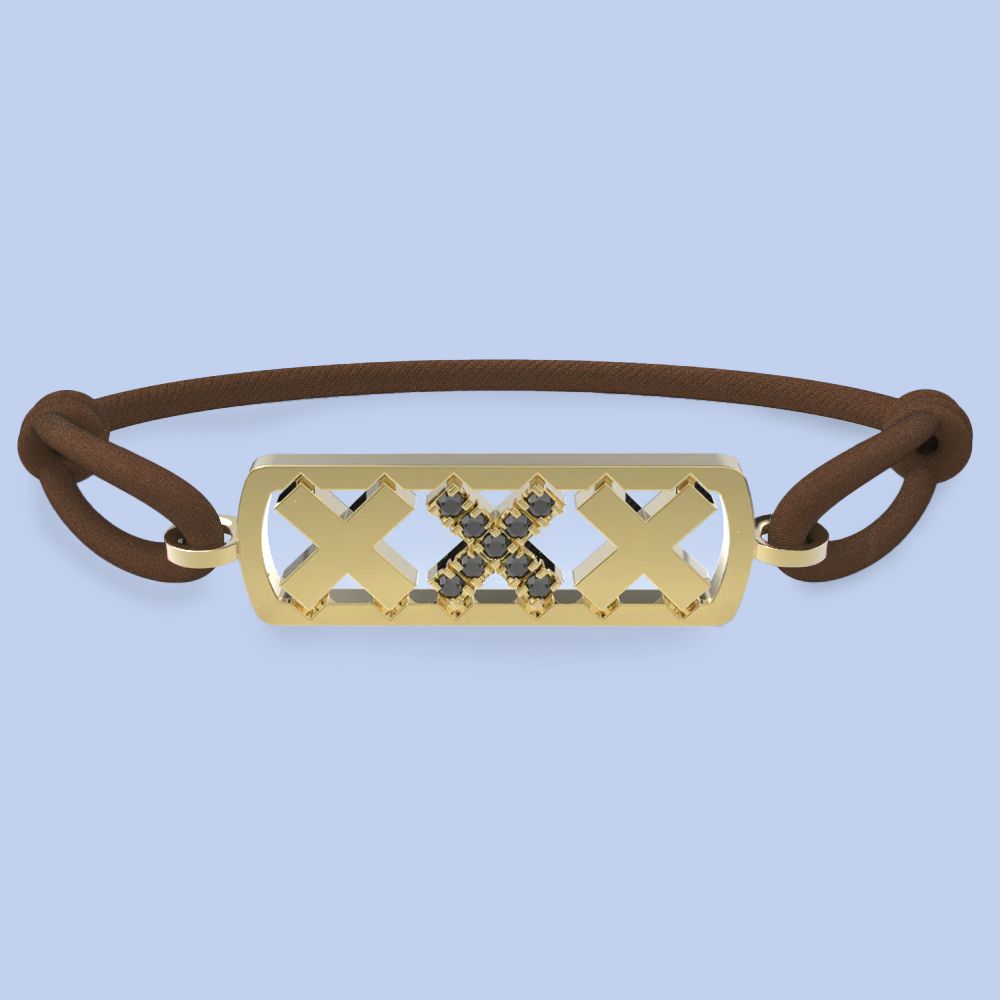 Amsterdam black diamond bracelet