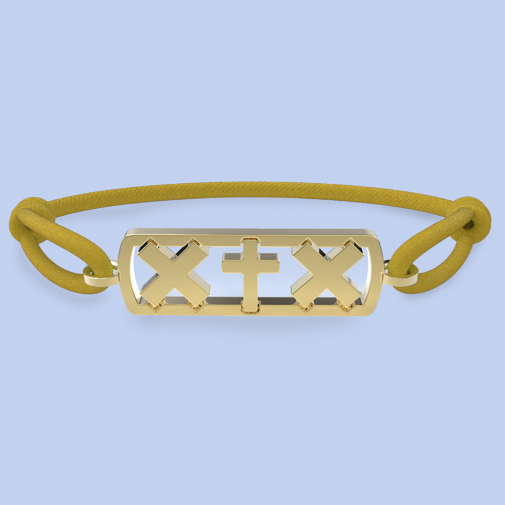 Amsterdam cross bracelet