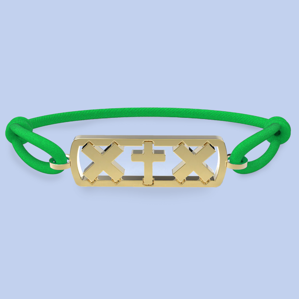 Amsterdam cross bracelet