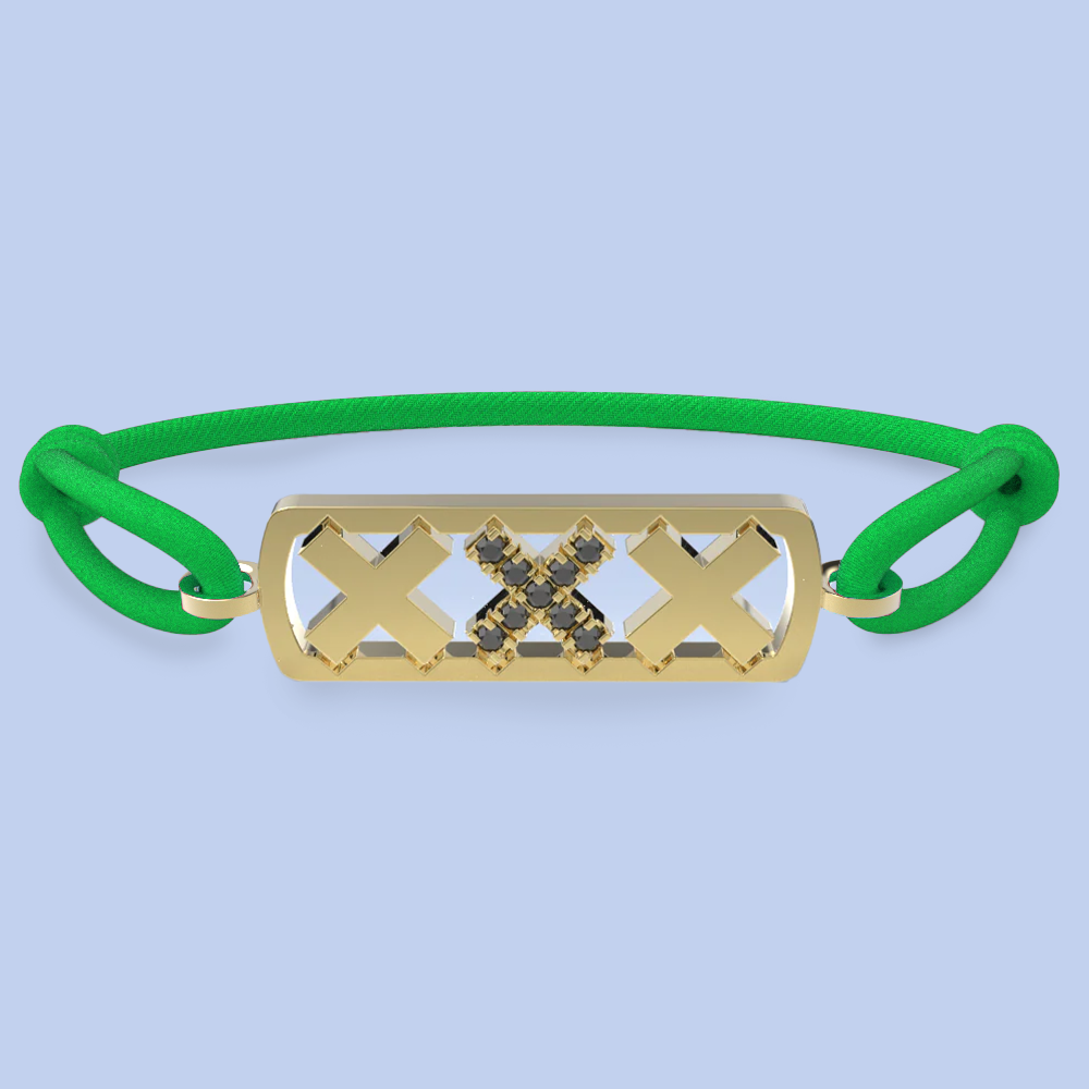 Amsterdam black diamond bracelet