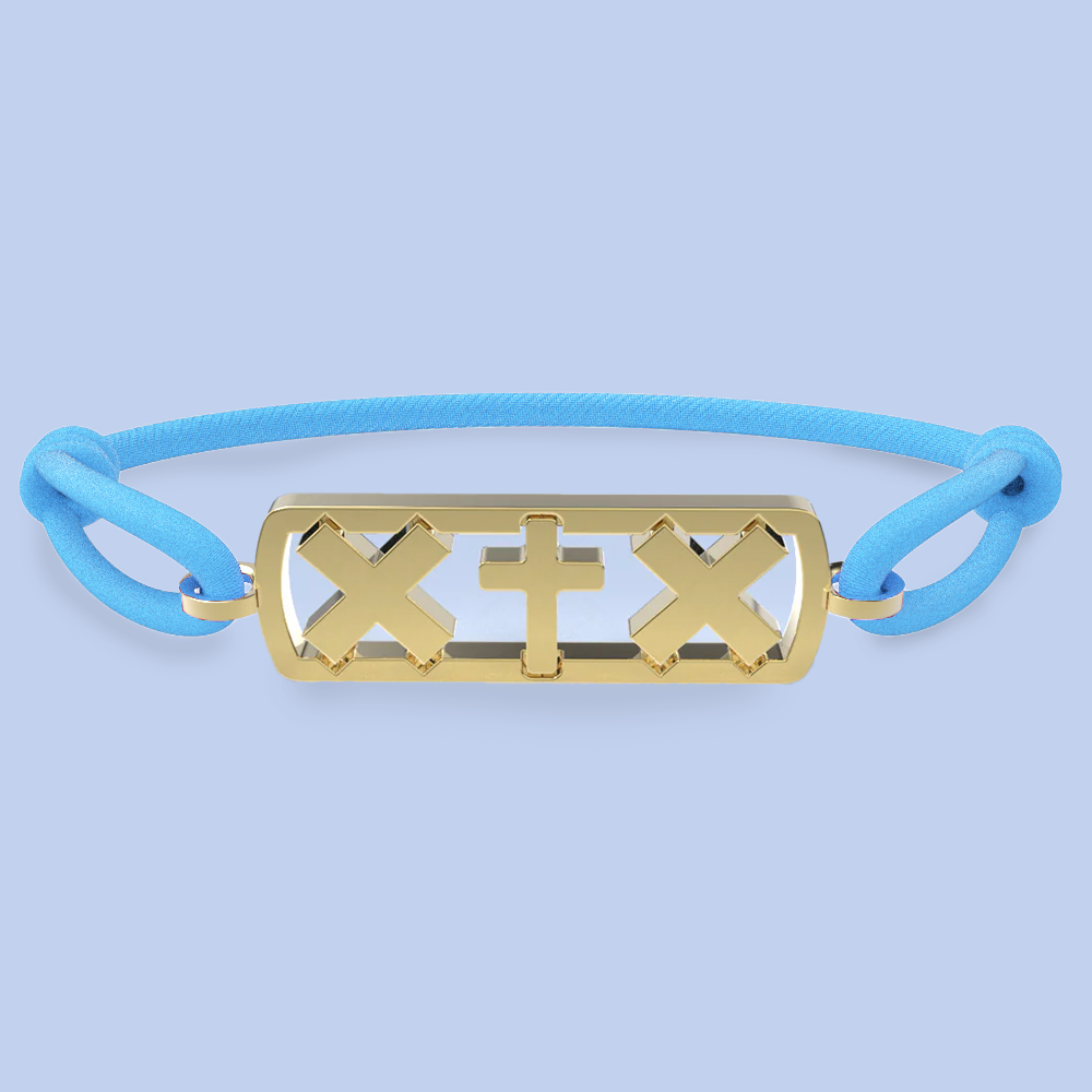 Amsterdam cross bracelet