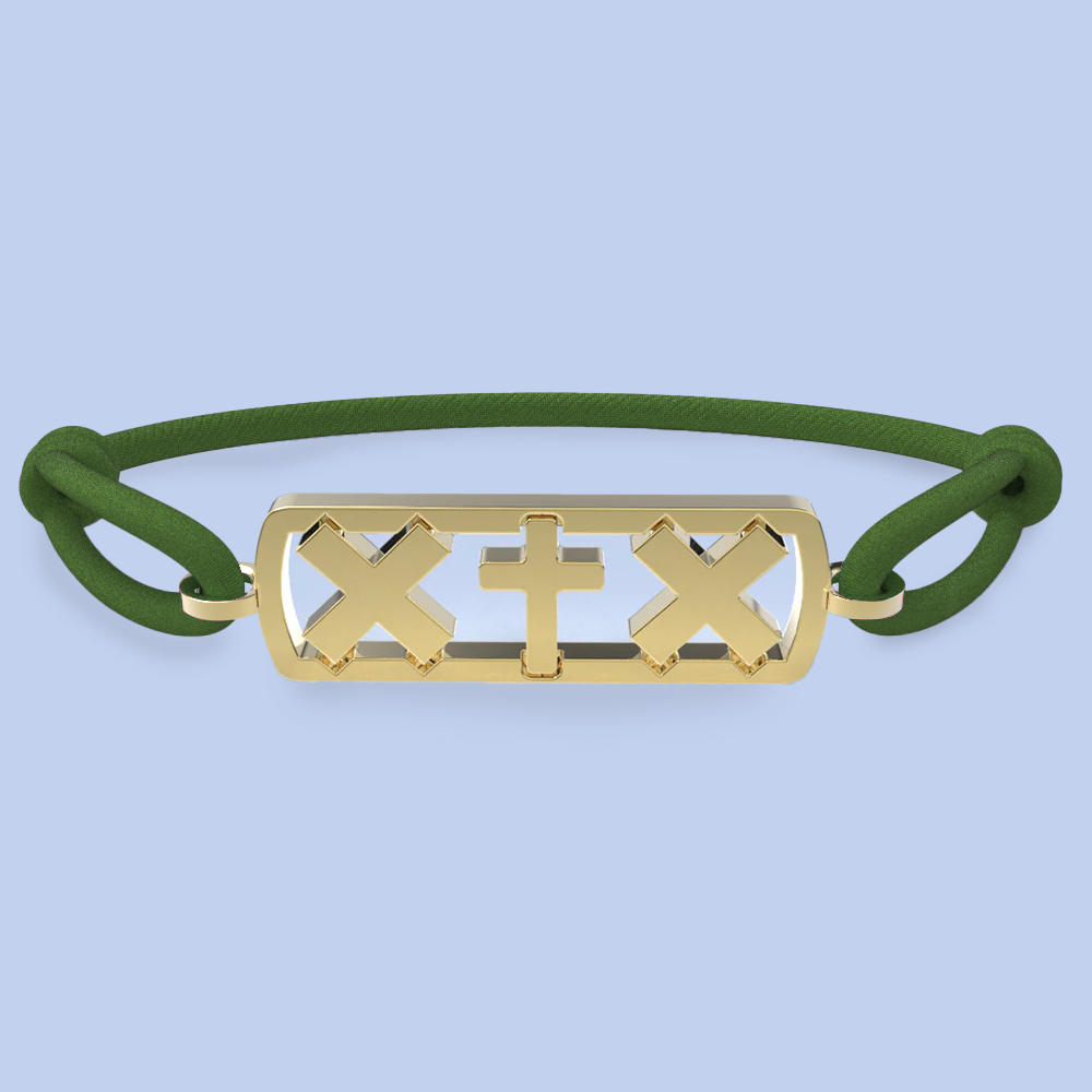 Amsterdam cross bracelet