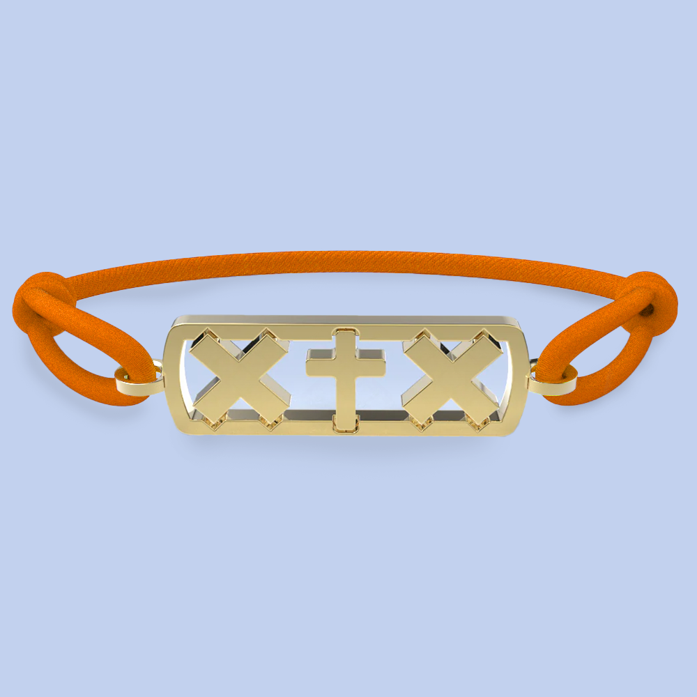 Amsterdam cross bracelet