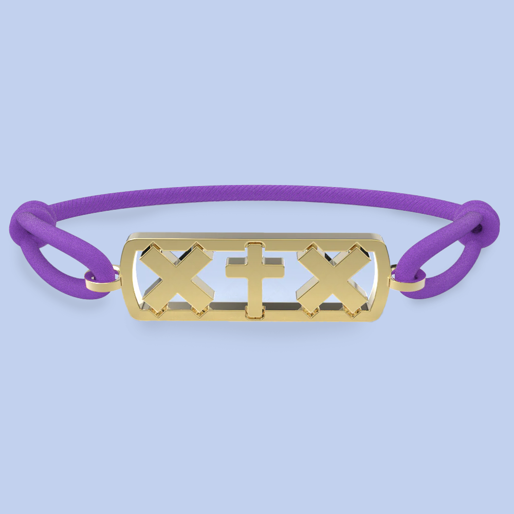 Amsterdam cross bracelet