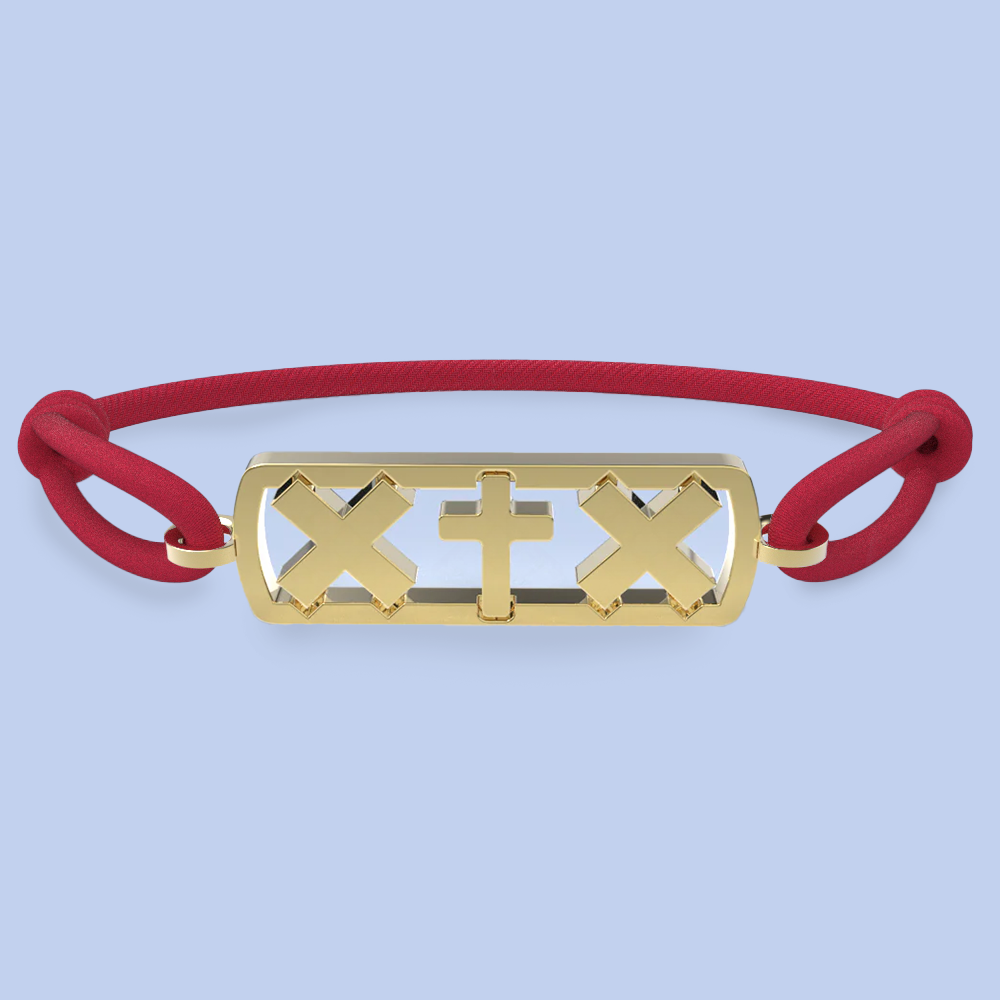 Amsterdam cross bracelet