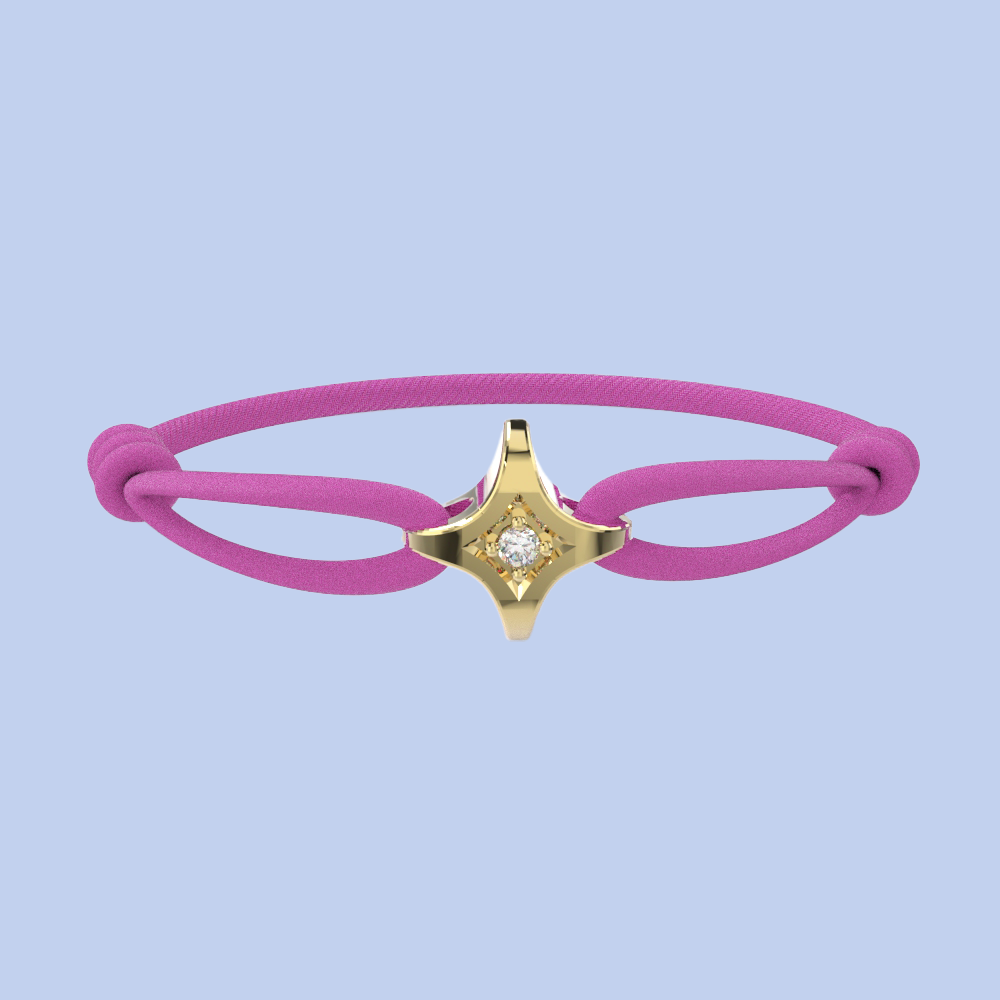 Star diamond bracelet