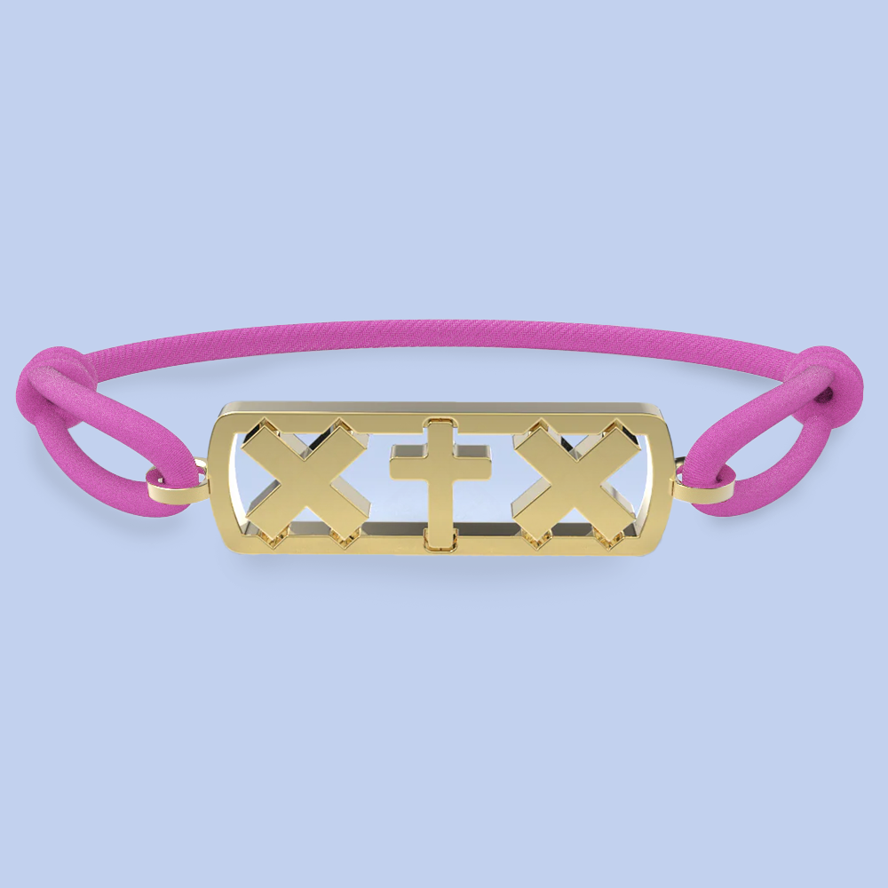 Amsterdam cross bracelet
