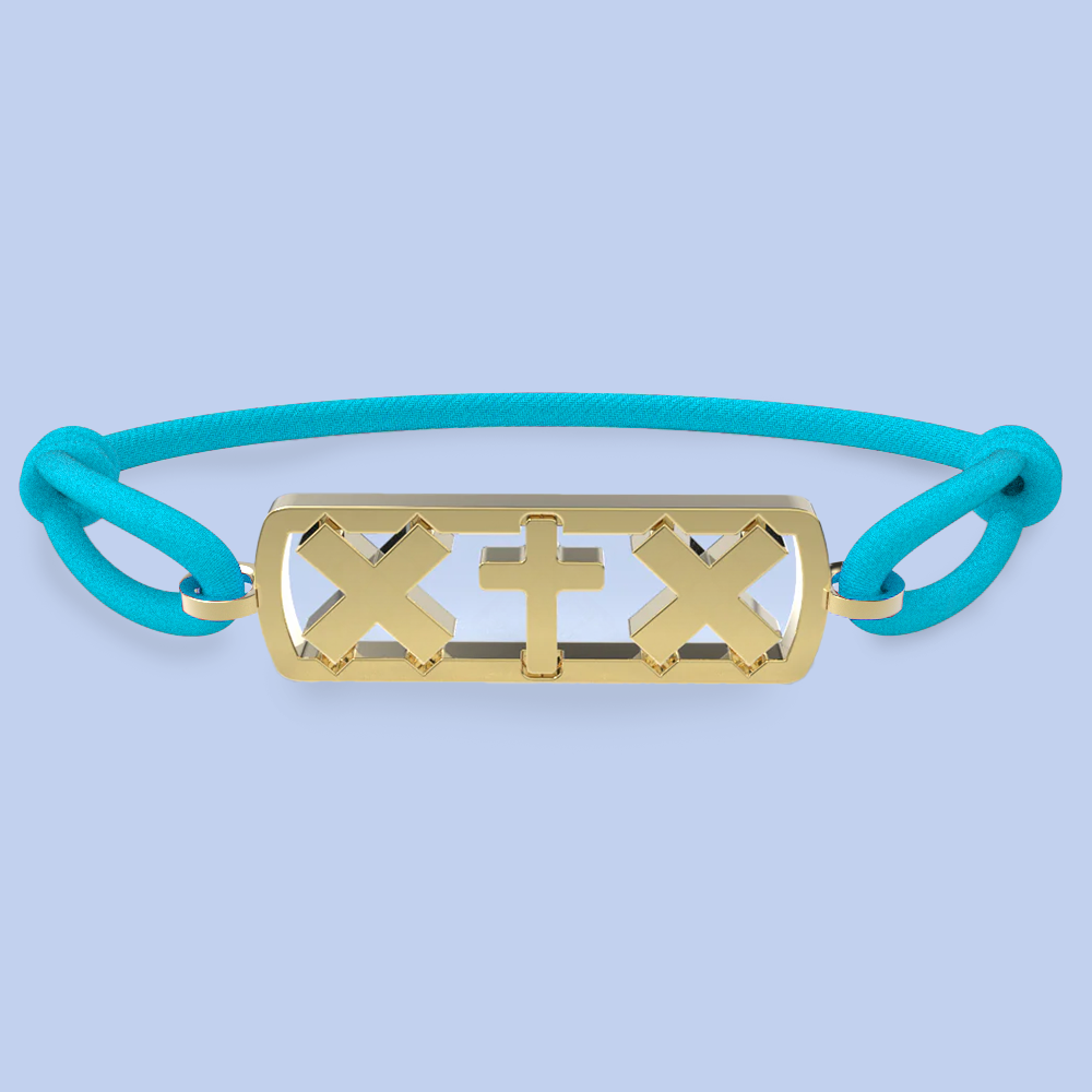 Amsterdam cross bracelet