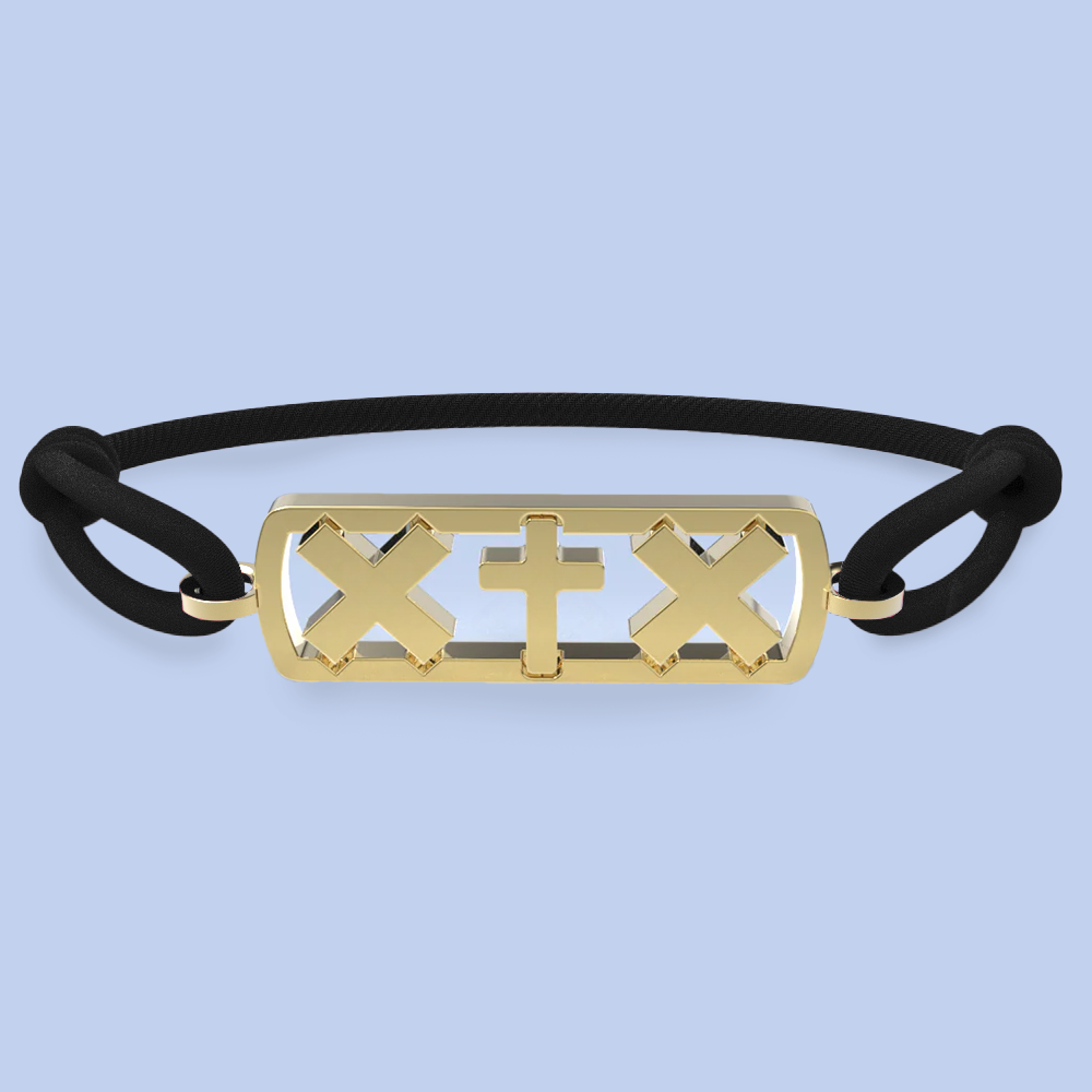 Amsterdam cross bracelet