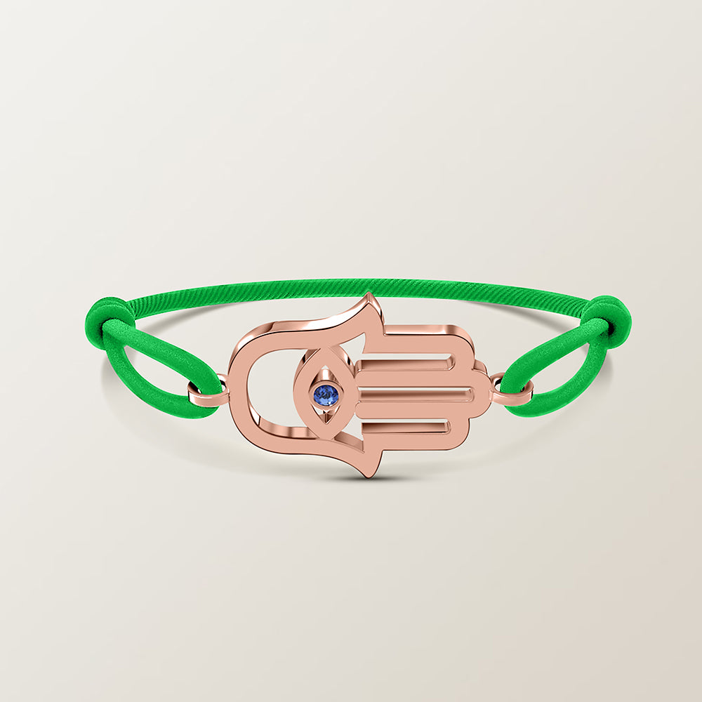 Hamsa saffier armband
