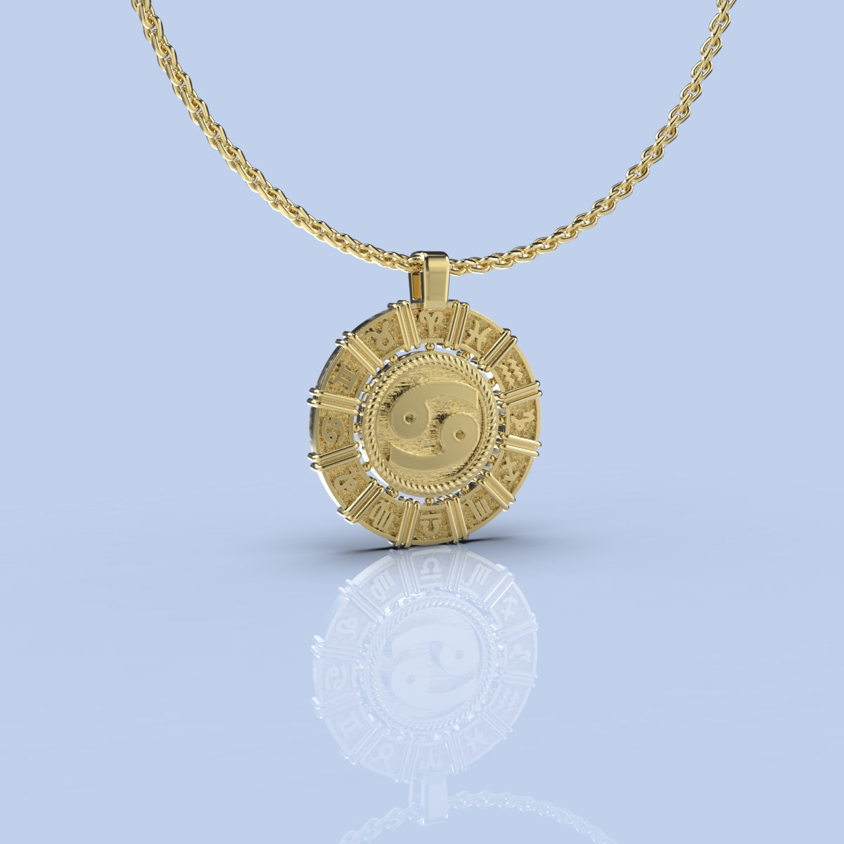 zodiac sign pendant