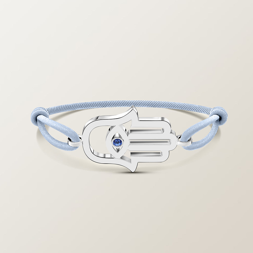 Hamsa saffier armband
