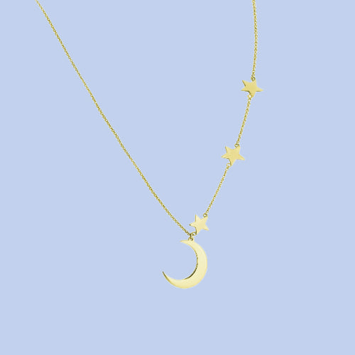 Maan ketting met sterren