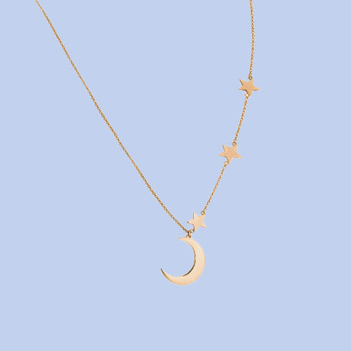 Maan ketting met sterren