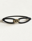 cirkels zwarte diamant armband