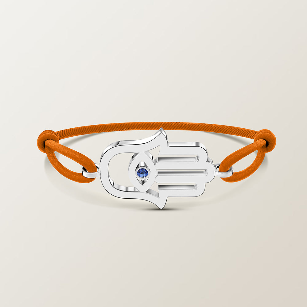 Hamsa saffier armband