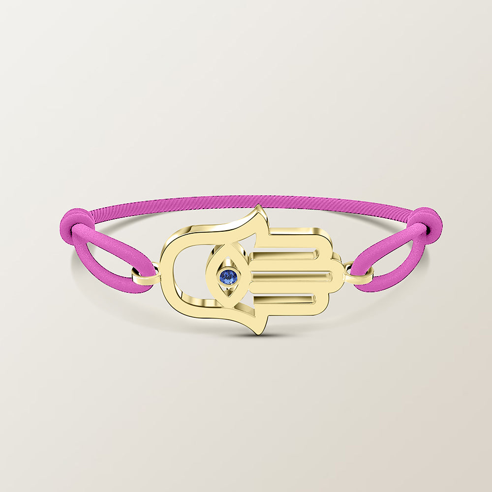 Hamsa saffier armband