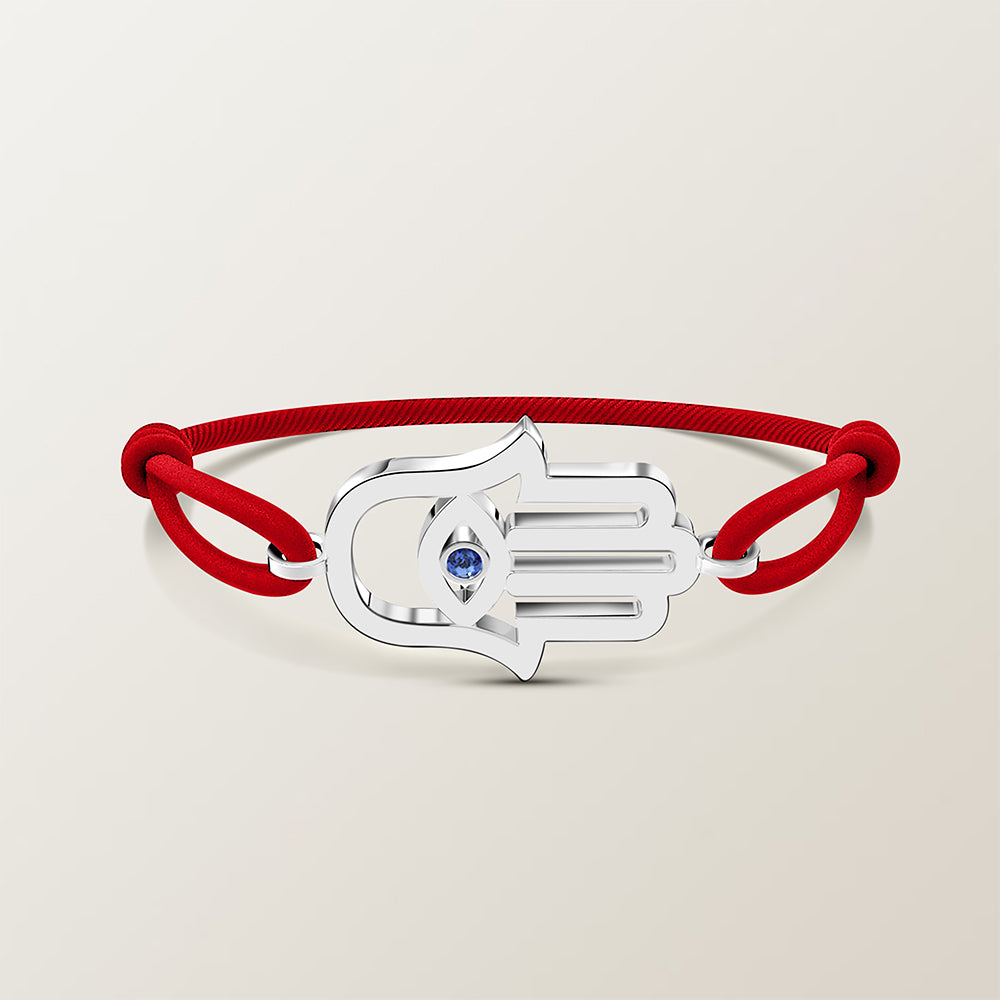 Hamsa saffier armband