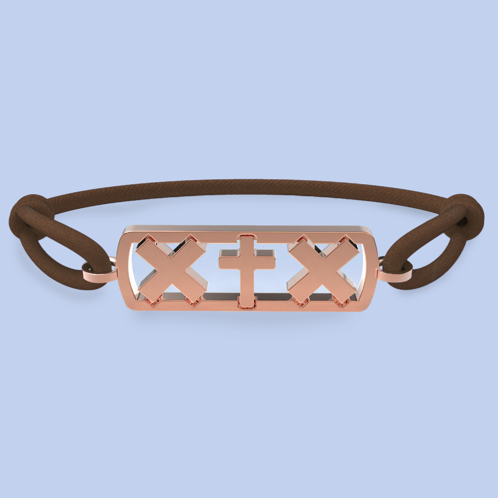 Amsterdam cross bracelet