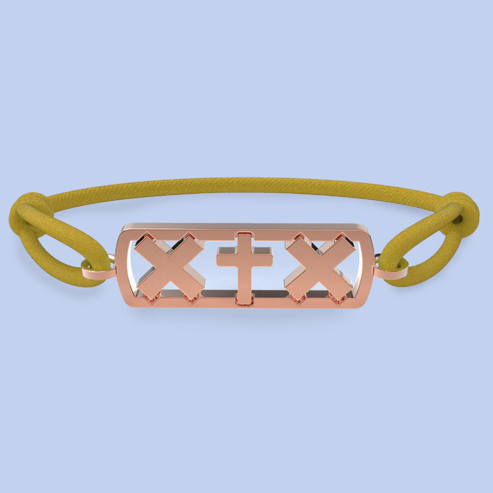 Amsterdam cross bracelet