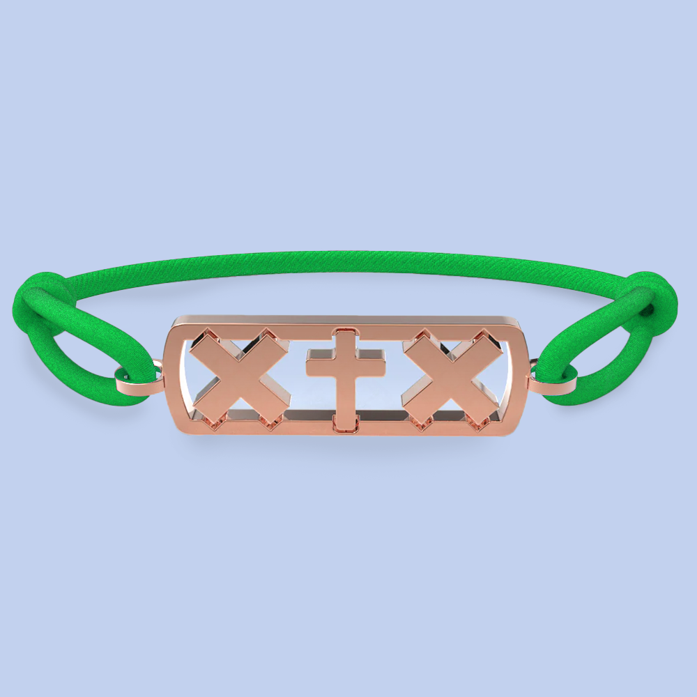 Amsterdam cross bracelet
