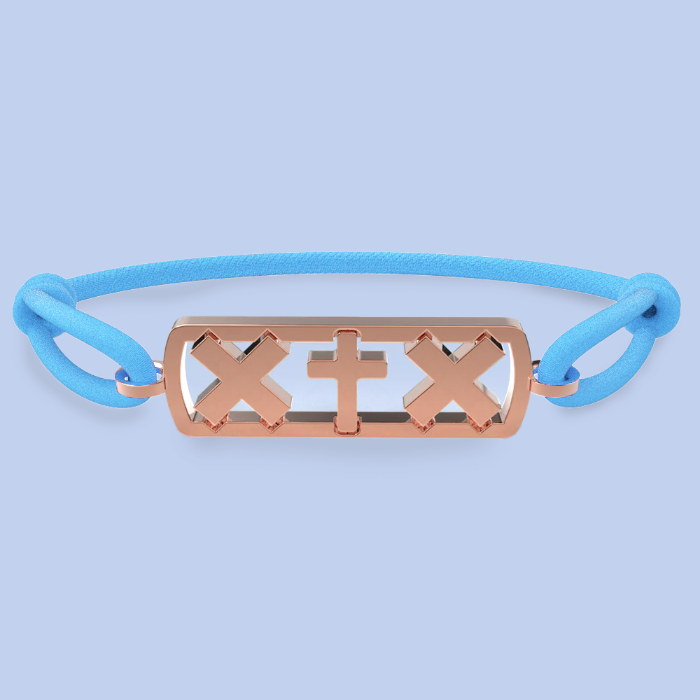 Amsterdam cross bracelet