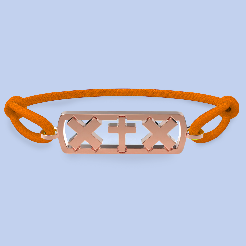 Amsterdam cross bracelet